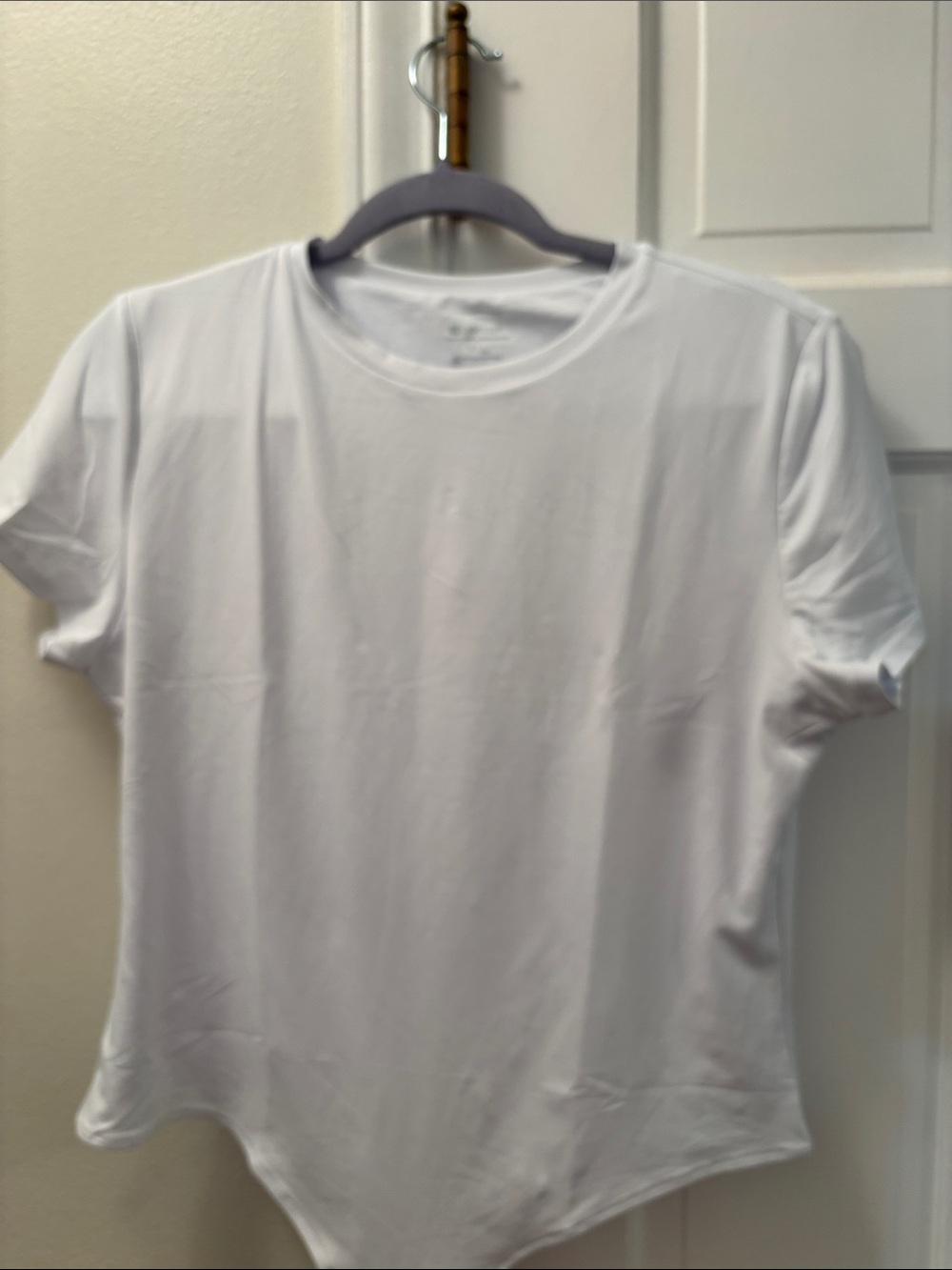 Bodysuit by Cyanstyle White Crew Neck Tee - XXL